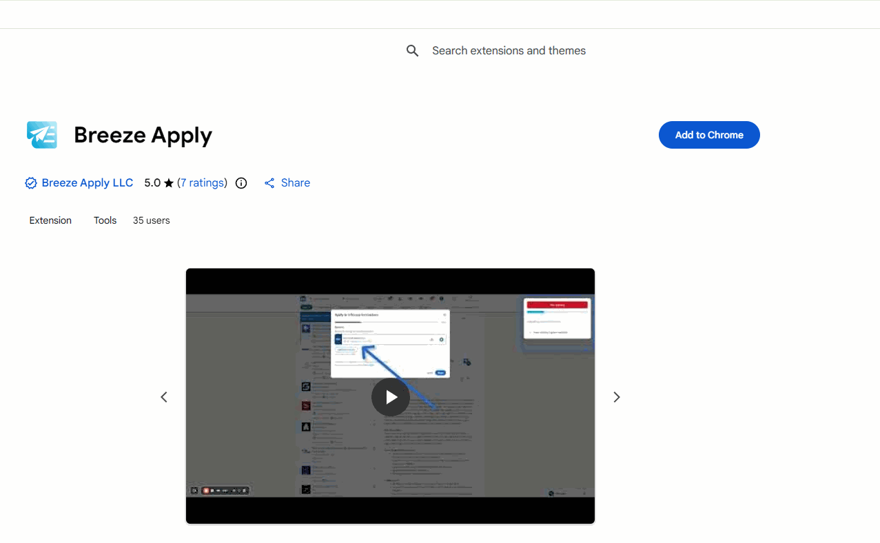 Chrome Web Store installation